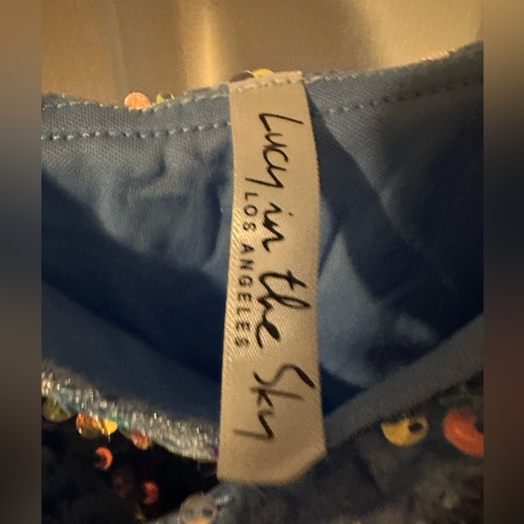 Lucy in the Sky Kielle velvet iridescent dress - Picture 3 of 4